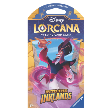 Lorcana, Disney, Into the Inklands, Booster Pack, gra karciana, booster, 1 szt.