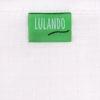 Lulando, pieluszki tetrowe, białe, 80-80 cm, 5 szt.