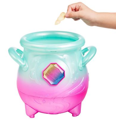 Magic Mixies, Magiczny Kociołek z maskotką, zabawka interaktywna, tęczowy