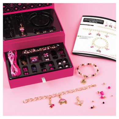 Make it Real, Juicy Couture, zestaw do tworzenia bransoletek w kuferku