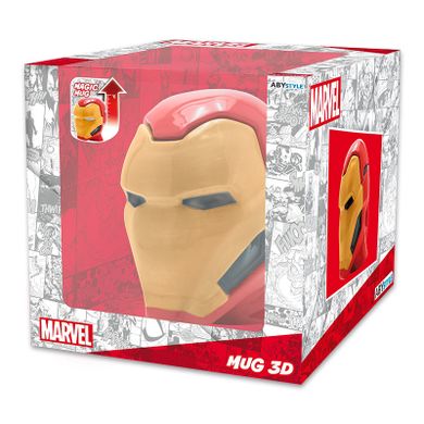Marvel, Iron Man, kubek 3D, magiczny