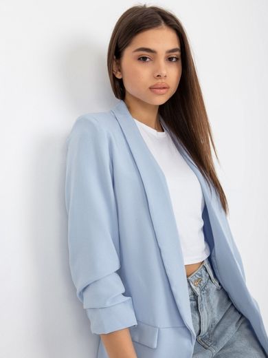 Marynarka damska, niebieska, Italy Moda