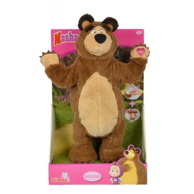 Masza i Niedźwidź, tańczący Niedźwiedź, maskotka, 32 cm