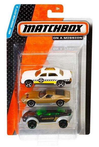 Matchbox, zestaw 3 autek