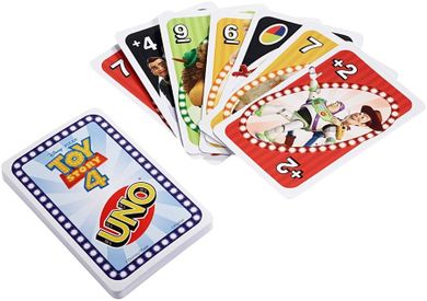 Mattel, UNO, Toy Story 4, gra karciana