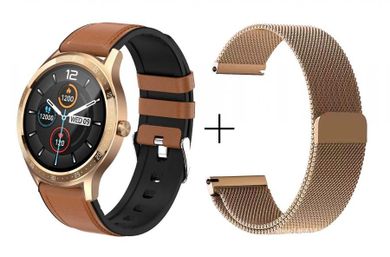 Maxcom, Fit FW43 Cobalt 2, smartwatch, złoty