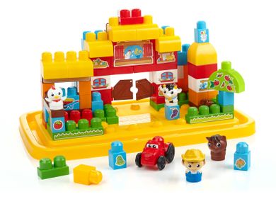 Mega Bloks, Farma, duże pudełko, klocki, 95 elementów