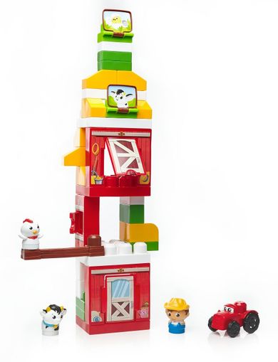 Mega Bloks, Fisher-Price, Farma przyjaciół, klocki, 43 elementy