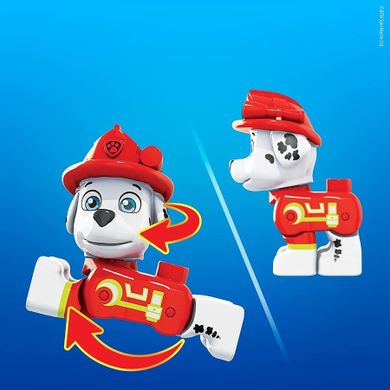 Mega Bloks, Psi Patrol, figurka do budowania Marshall, klocki, 3 elementy