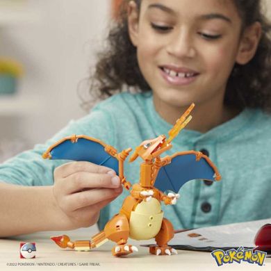 MEGA Pokemon, Charizard do zbudowania, klocki, 222 elementy