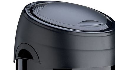 Meliconi, kosz na śmieci Soft Touch 40 L, połysk, czarny