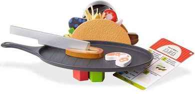 Melissa & Doug, Fill & Fold, zestaw do robienia tortilli, Taco & Tortilla, 43 elementów