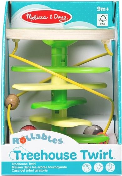 Melissa & Doug, Rollables Treehouse Twirl, pętla motoryczna