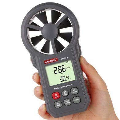 Miernik prędkości i temperatury wiatru, anemometr, wiatromierz