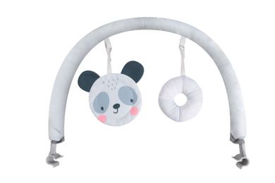 MoMi, Glossy, leżaczek bujaczek z wibracją, panda, 0-6m