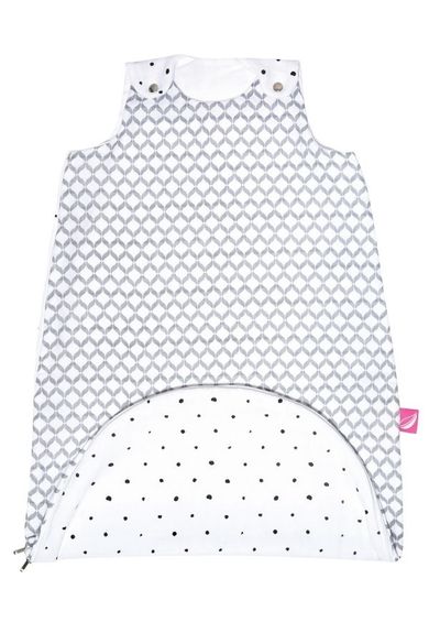 Motherhood, Classics Szary, Zip-A-Round, śpiworek 2w1, TOG 0.5, 3-18 m