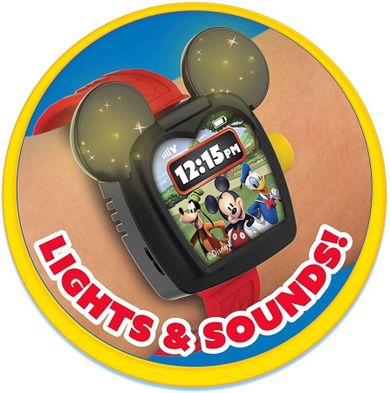Myszka Mickey, Smartwatch, zegarek interaktywny z dźwiękiem