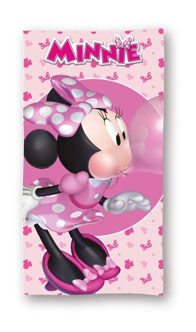 Myszka Minnie, ręcznik szybkoschnący, mikrofibra, 70-140 cm