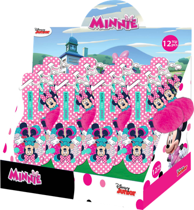 Myszka Minnie, szczotka do włosów z pomponem