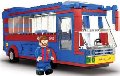 NanoStars, FC Barcelona, autobus, klocki, 228 elementów