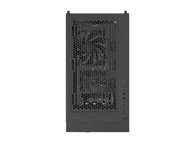 Natec, Genesis Diaxid 605F Midi Tower, obudowa komputerowa, USB-C, czarna