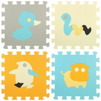 Nobo Kids, puzzle piankowe, kształty i kolory, mata, kojec