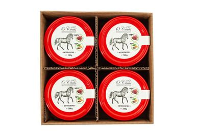 O'Canis, karma mokra dla psów, konina z siemieniem lnianym i marchewką, słoik, 300g