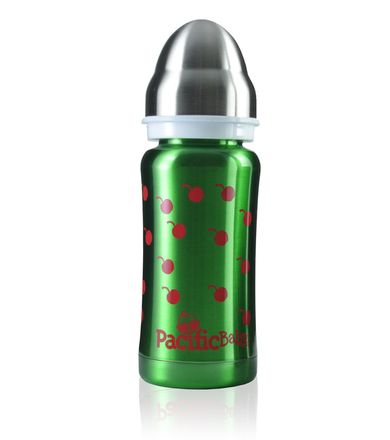 Pacific Baby, termobutelka 3w1, 200 ml, zielona