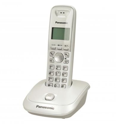 Panasonic, telefon bezprzewodowy KX-TG2511 Dect/White