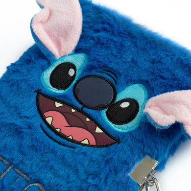 Paso, Lilo i Stitch, pamiętnik z kłódką, pluszowy, 96 kartek, linia, niebieski