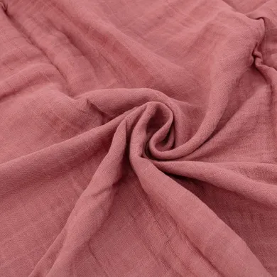 Petite&Mars, zestaw: Moussy, pieluszka z muślinu bambusowego, Rose Rainbows, 68-68 cm, 3 szt. + Take&Match, silikonowy gryzak, 6m+