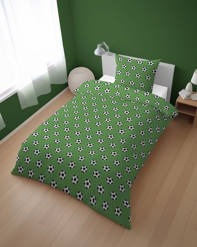Piłka nożna, 2-częściowy komplet pościeli, 160-200 cm