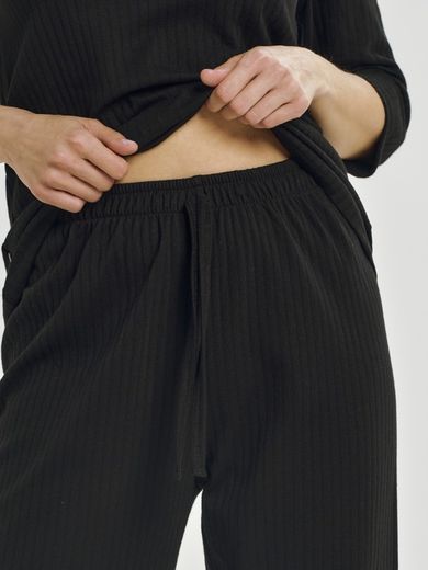 Piżama damska, czarna, Melania, Taro