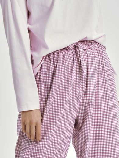 Piżama damska, różowa, Elisa, Taro