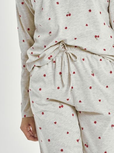 Piżama damska, szara, Adele, Taro