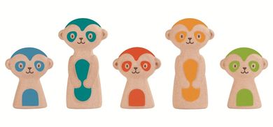 Plan Toys, surykatki, kręgle