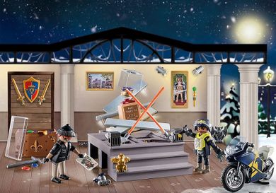Playmobil, Christmas, Kalendarz adwentowy, Policja: Kradzież w muzeum, 71347