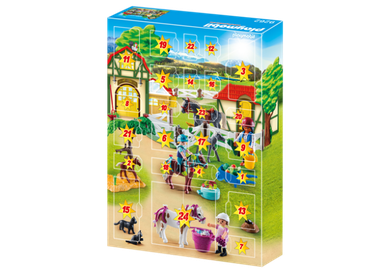 Playmobil, Christmas, Kalendarz adwentowy Stadnina koni, 9262