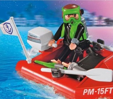 Playmobil, City Action, Motorówka policyjna, 71394