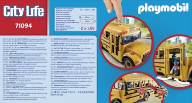 Playmobil, City Life, Autobus szkolny: US School Bus, 71094