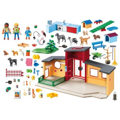 Playmobil, City Life, Hotel dla zwierząt "Łapka", 9275