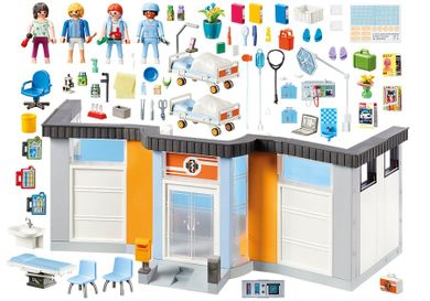 Playmobil, City Life, Szpital z wyposażeniem, 70191