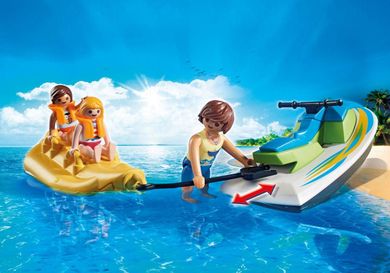 Playmobil, Family Fun, Jet ski z bananową łódką, 6980