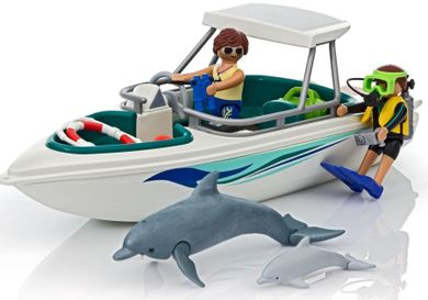 Playmobil, Family Fun, Nurkowie z motorówką, 6981
