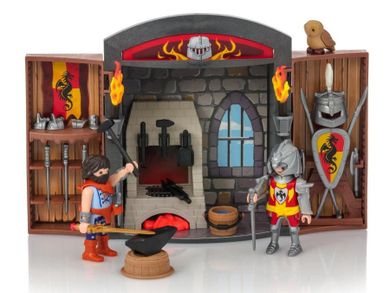 Playmobil, Knights, Play Box Kuźnia rycerska, 5637