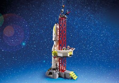 Playmobil, Space, Rakieta kosmiczna z rampą startową, 9488