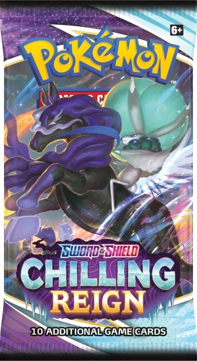 Pokemon TCG: Chilling Reign Booster, 1 szt., gra karciana
