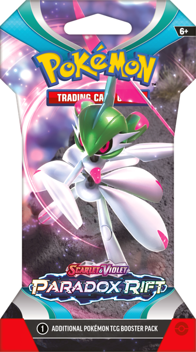 Pokemon TCG: Scarlet and Violet, Paradox Rift, Sleeved Booster, gra karciana, dodatek, 1 szt.