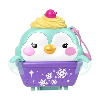 Polly Pocket, Śnieżny pingwinek, kompaktowy zestaw do zabawy z figurkami i akcesoriami