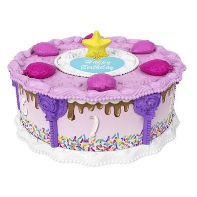 Polly Pocket, Tort urodzinowy, zestaw z laleczkami i akcesoriami